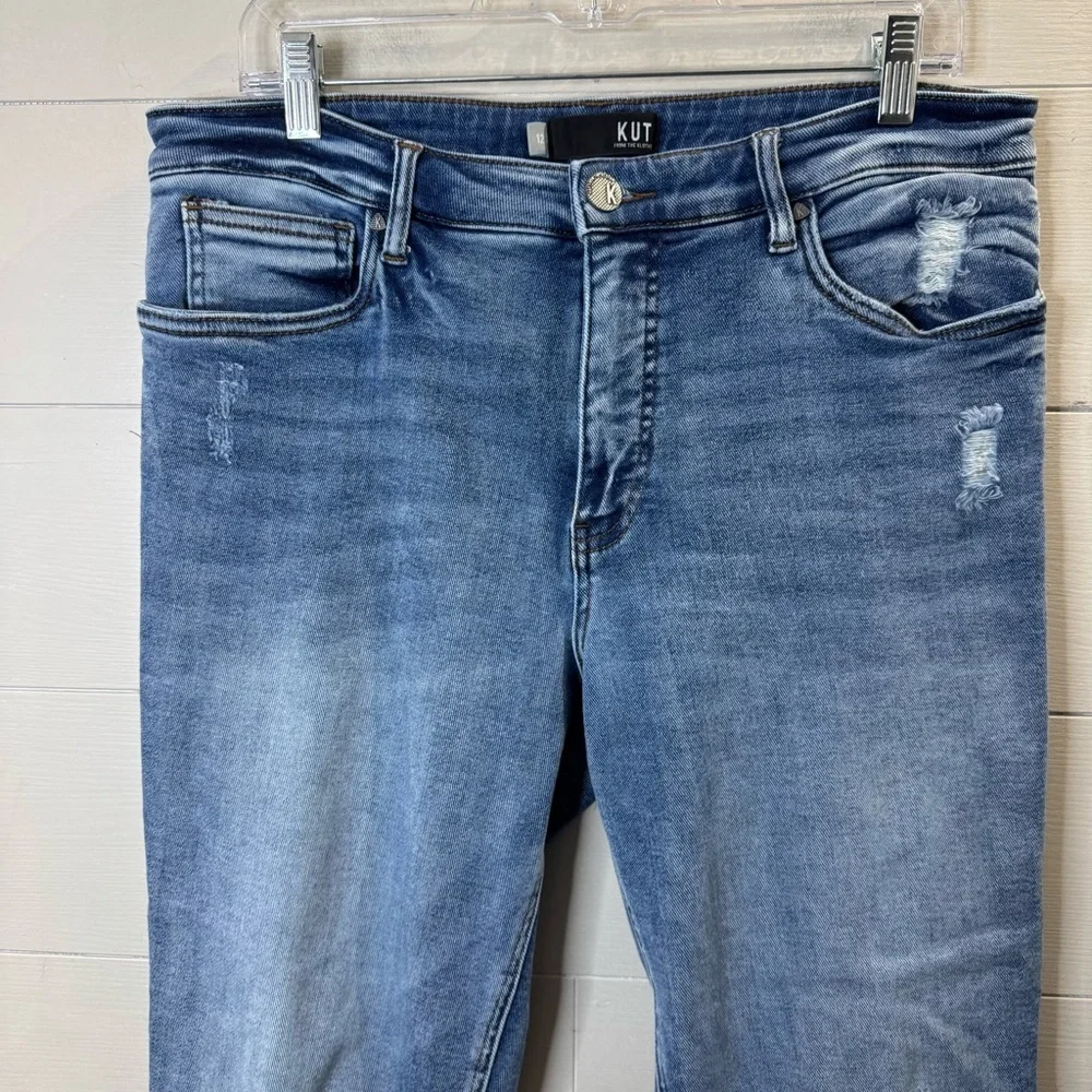 Kut From The Kloth | Women’s High Rise Rachel Fab Mom Jean Size 12 - Picture 2 of 10